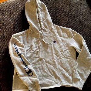 Champion crop hoodie